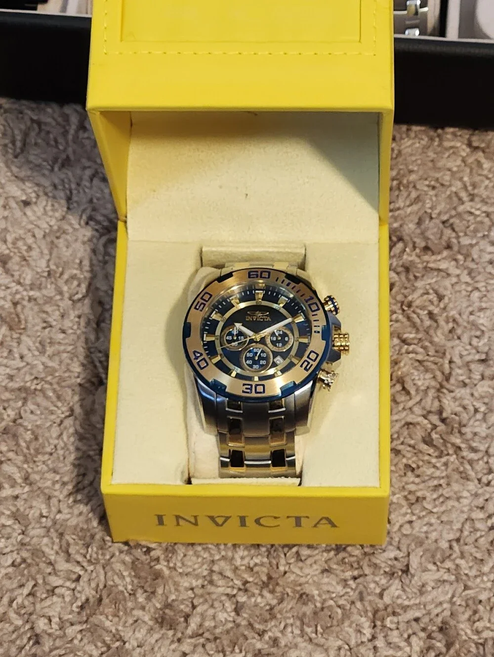 Invicta Pro Diver Two-Tone Silver/Gold Watch